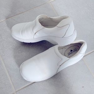 White shoes great for easy slip ons at work